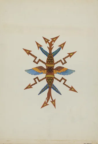 Ceiling Ornament by Dana Bartlett, index of american design, 1936