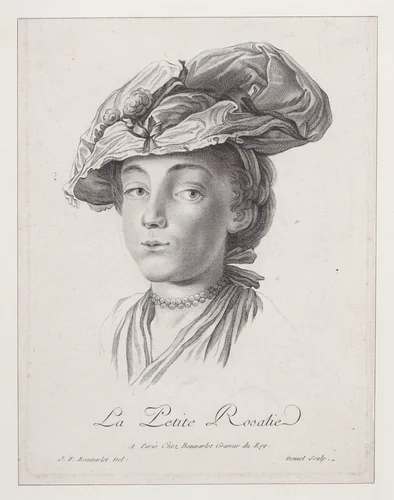 La Petite Rosalie by Louis Dennel, print, 1760-1806