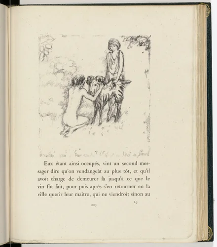 In-text plate (page 225) from Daphnis et Chloé by Pierre Bonnard, illustrated book, 1902