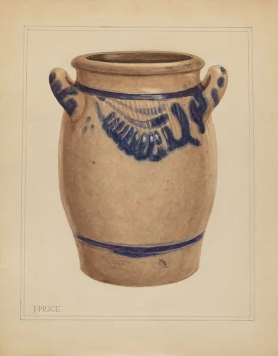 Jar by Jessica Price, index of american design, 1937