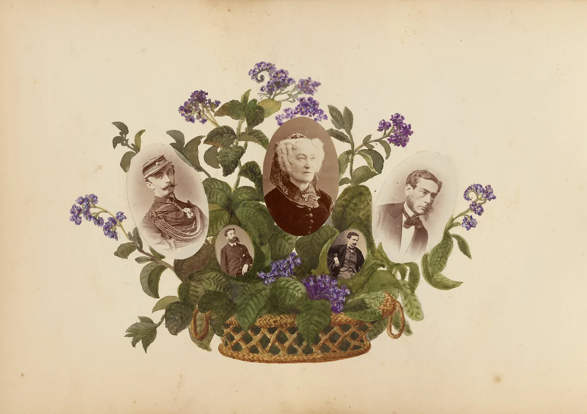 The Madame B Album by Marie-Blanche Hennelle Fournier, photograph, 1870-1879