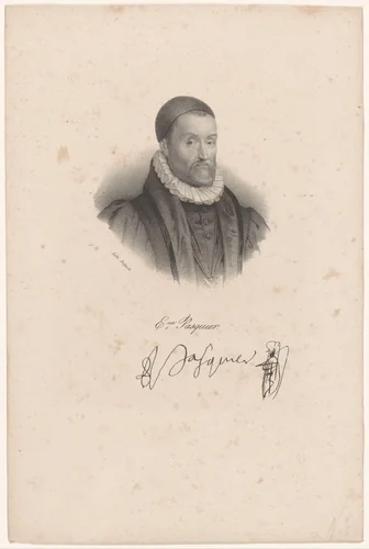 Portret van Étienne Pasquier by anonymous, print, 1818-1842