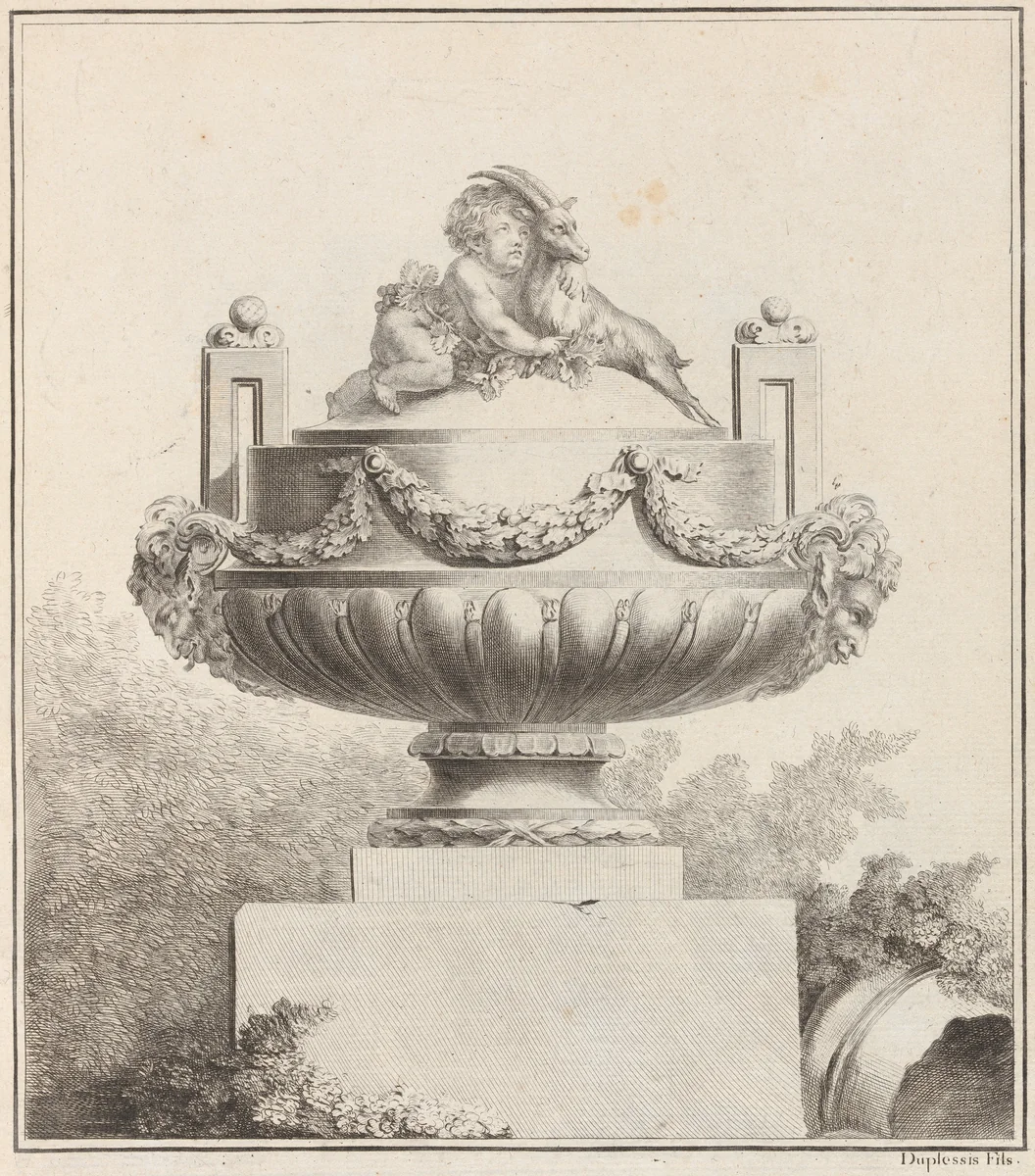 Premiere Suite de Vases by Duplessis Fils, book, 1700-1800