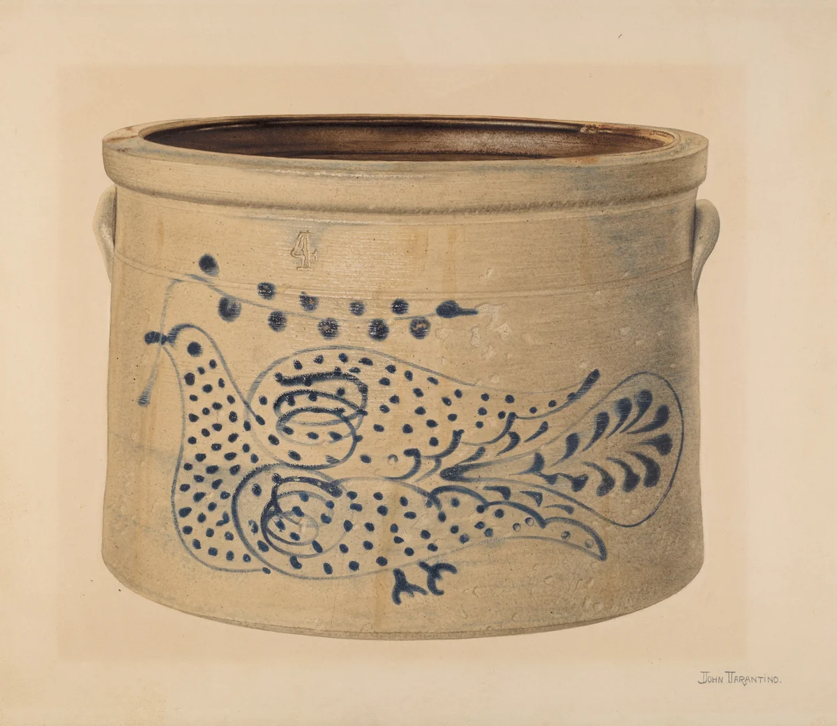 Crock by John Tarantino, index of american design, 1940