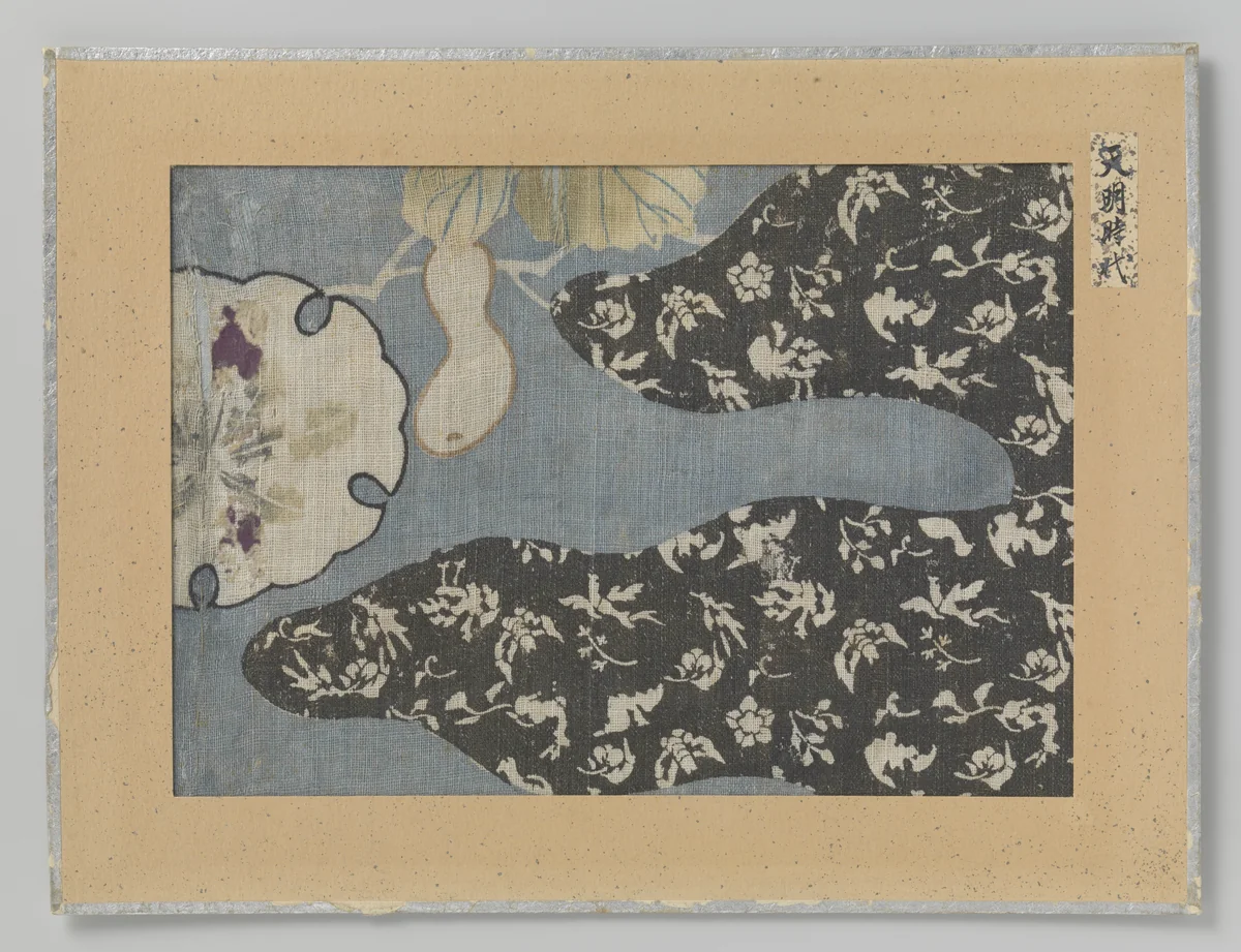 Textielfragment by anonymous, textile, 1781-1789