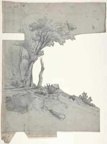Design for a Stage Set at the Opéra, Paris by Eugène Cicéri, drawing, 1830-1890