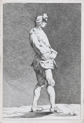 Jacques Saly (?), pl. VI from "Recueil de caricatures" by Ange Laurent de La Live de Jully, print, 1749-1759