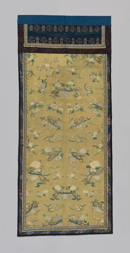 Panel by Manchu China, textile, 1775-1800