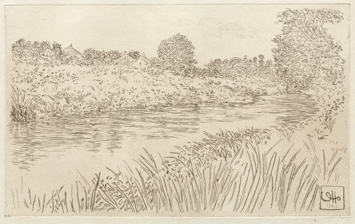 On the Bronx by Otto H. Bacher, print, 1906