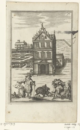 Illustratie voor 'Den Arbeid van Mars' van Allain Manesson Mallet by Romeyn de Hooghe, print, 1672
