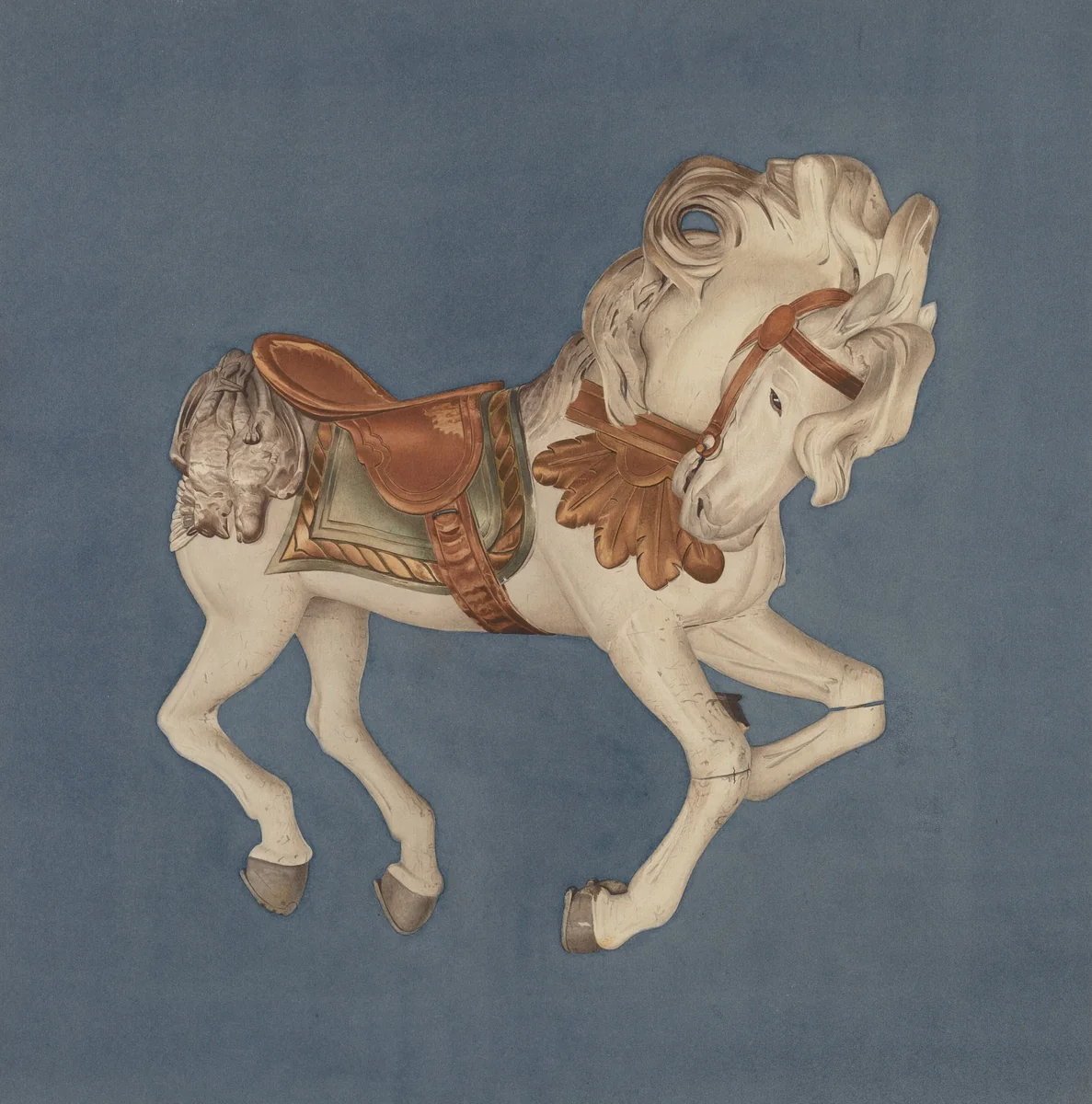 Carousel Horse by Henry Murphy, index of american design, 1939