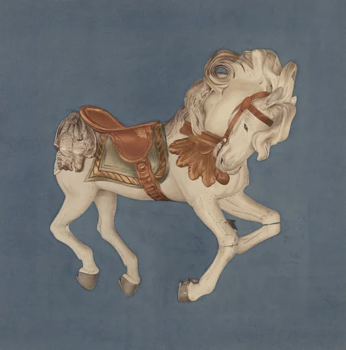 Carousel Horse by Henry Murphy, index of american design, 1939