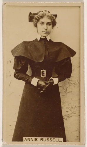 Annie Russell, from the Actresses series (N245) issued by Kinney Brothers to promote Sweet Caporal Cigarettes by Kinney Brothers Tobacco Company, photograph, 1890