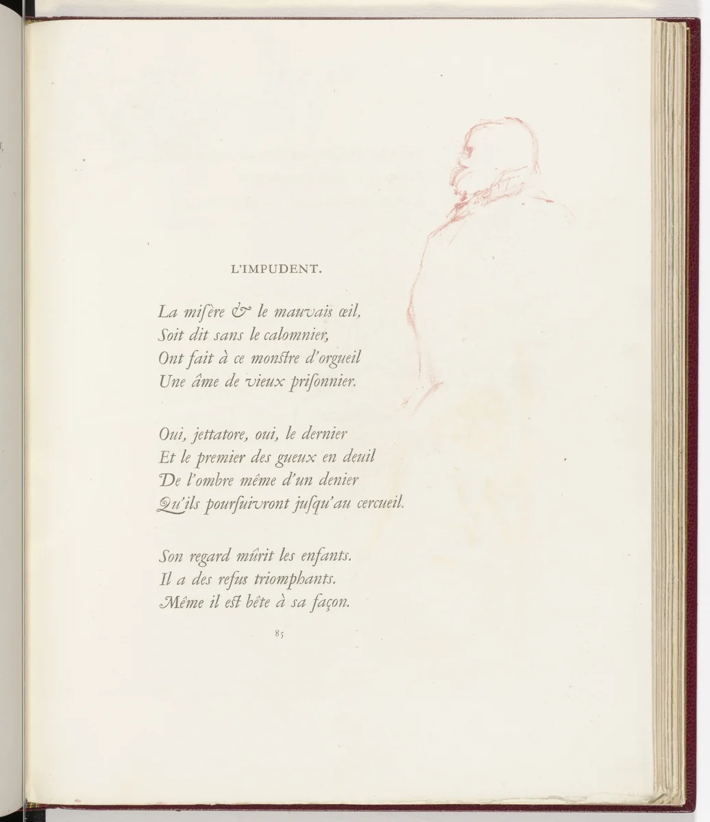In-text plate (page 85) from Parallèlement (In Parallel) by Pierre Bonnard, illustrated book, 1900