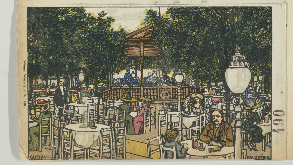 Hüttledorf Brewery, A. Brusatti by Gustav Kalhammer, print, 1912