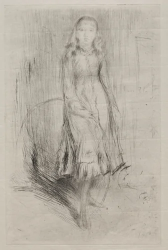 Florence Leyland by James McNeill Whistler, print, 1874