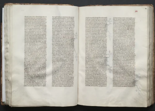 The Gotha Missal: Fol. 45r, Text by Master of the Boqueteaux, book, 1370-1380