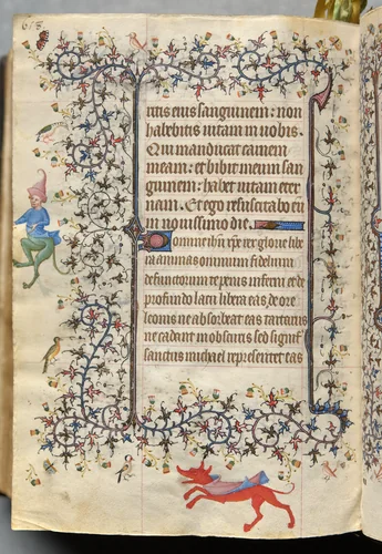 Hours of Charles the Noble, King of Navarre (1361-1425), fol. 323v, Text by Master of the Brussels Initials and Associates, book, 1400-1410