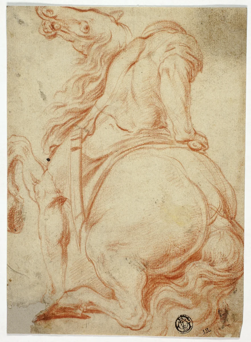 Man on Rearing Horse, Seen from Behind by Charles Parrocel
Cherubino Alberti
Antonio Tempesta
Guiseppe Cesari, drawing, 1570-1752