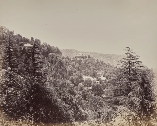 Shimla. The Yarrows and Neighboring Hills by Samuel Bourne, photograph, 1863-1870