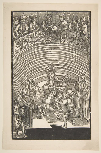 Illustration from "The Comedie of Terence", 19th century reprint by Albrecht Dürer, print, 1485-1528