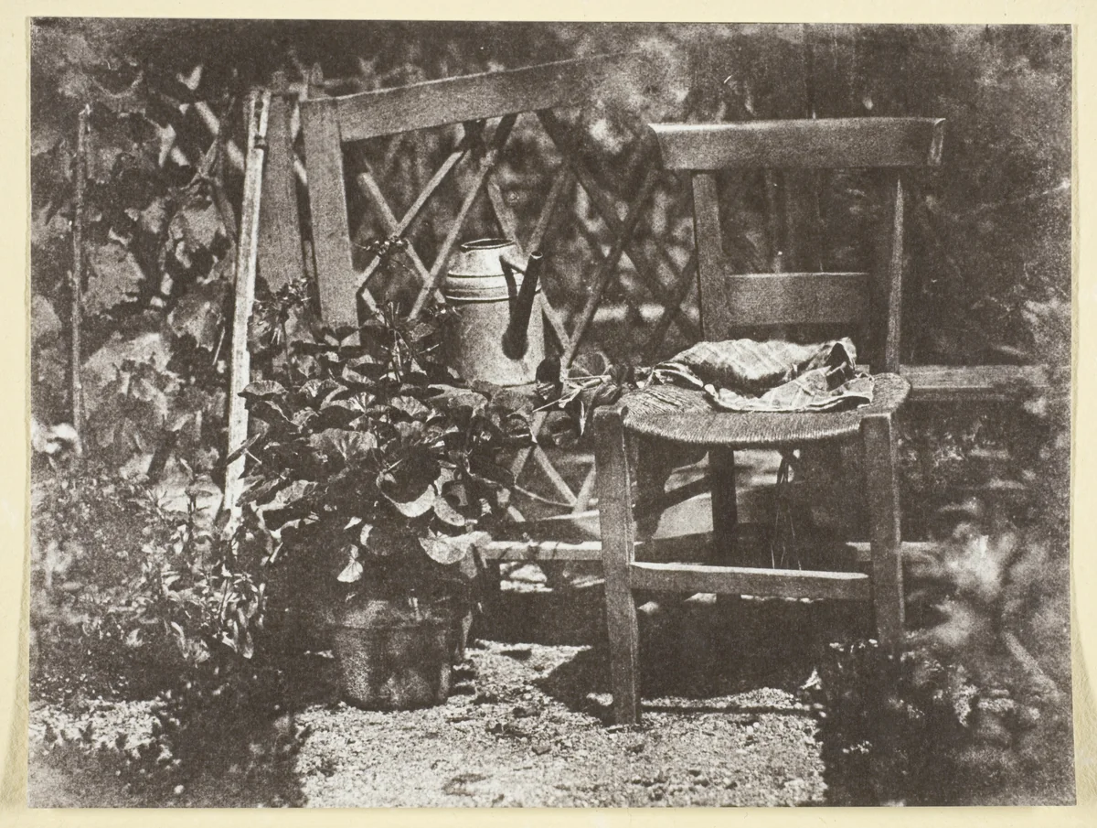 Chaise dans un Jardin by Hippolyte Bayard, photograph, 1842-1850