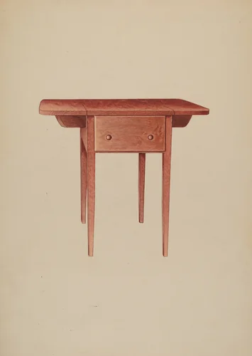 Occasional Table by Albert Ryder, index of american design, 1937