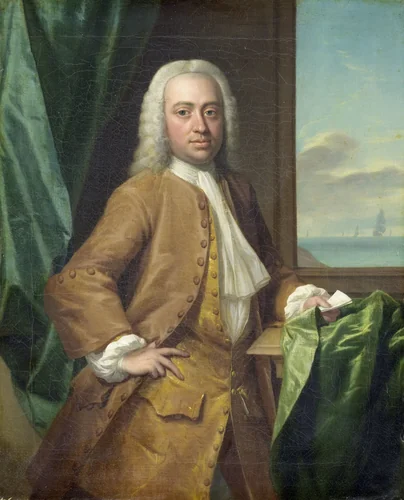 Isaac Parker (1702-55), Merchant of Middelburg by Philip van Dijk, painting, 1734