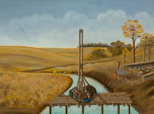 Women Operating the Pile Driver by John Koehl
Olof Krans, index of american design, 1939