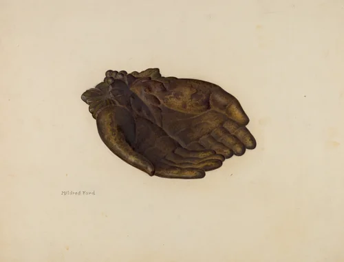 Visiting Card Tray by Mildred Ford, index of american design, 1941