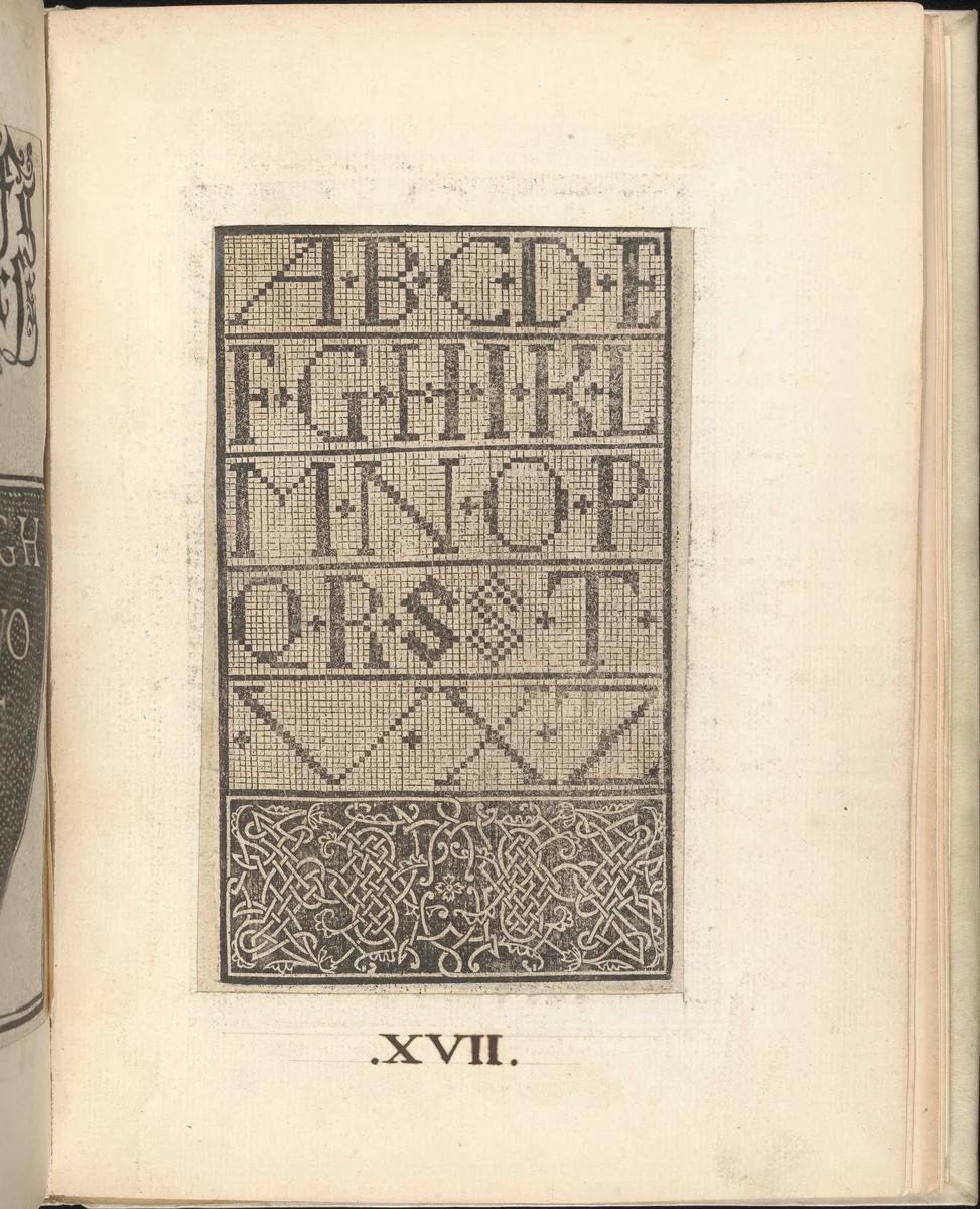Esemplario di lavori, page 16 (verso) by Nicolò Zoppino, book, 1529