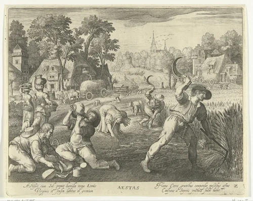 Zomer by Unknown, print, 1581-1656