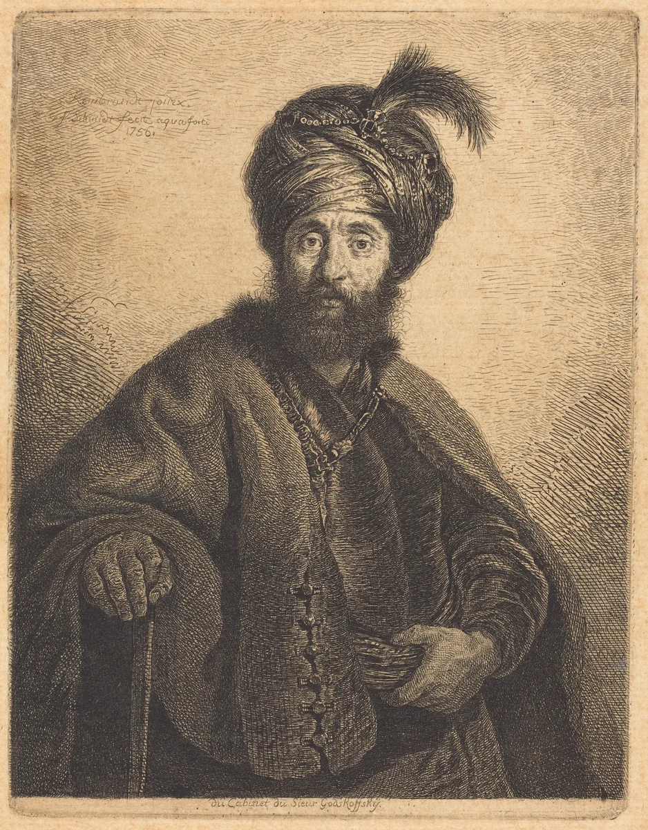 The Persian by Rembrandt van Rijn, print, 1756