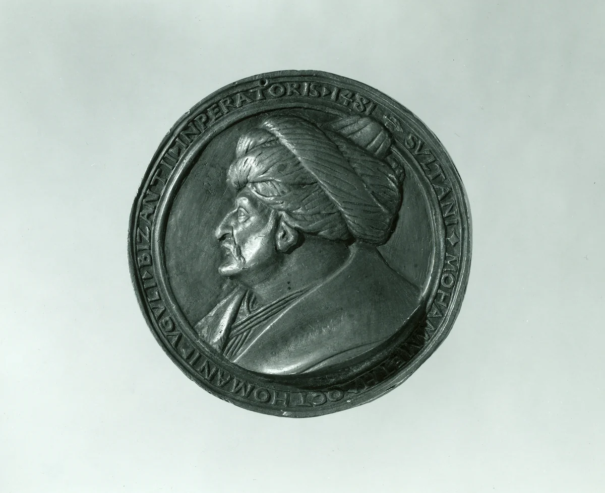 Medal: Sultan Mehmed II by Costanzo da Ferrara, metalwork, 1481