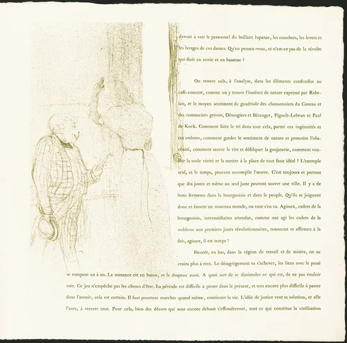 Yvette Guilbert by Henri de Toulouse-Lautrec, print, 1894