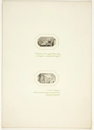 Study for a plate from The Task by Thomas Stothard, drawing, 1795-1805
