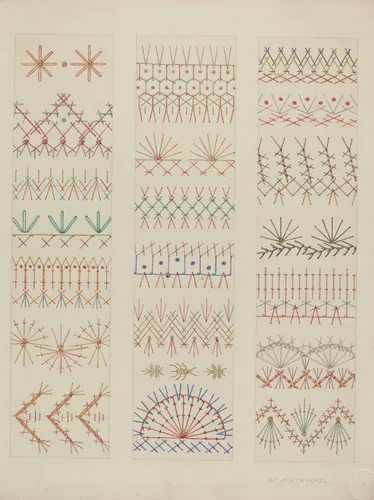Crazy Quilt by William Kieckhofel, index of american design, 1938