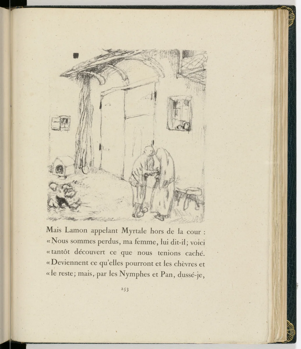 In-text plate (page 253) from Daphnis et Chloé by Pierre Bonnard, illustrated book, 1902