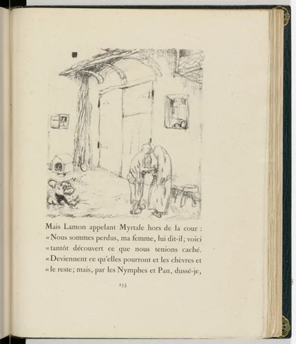 In-text plate (page 253) from Daphnis et Chloé by Pierre Bonnard, illustrated book, 1902