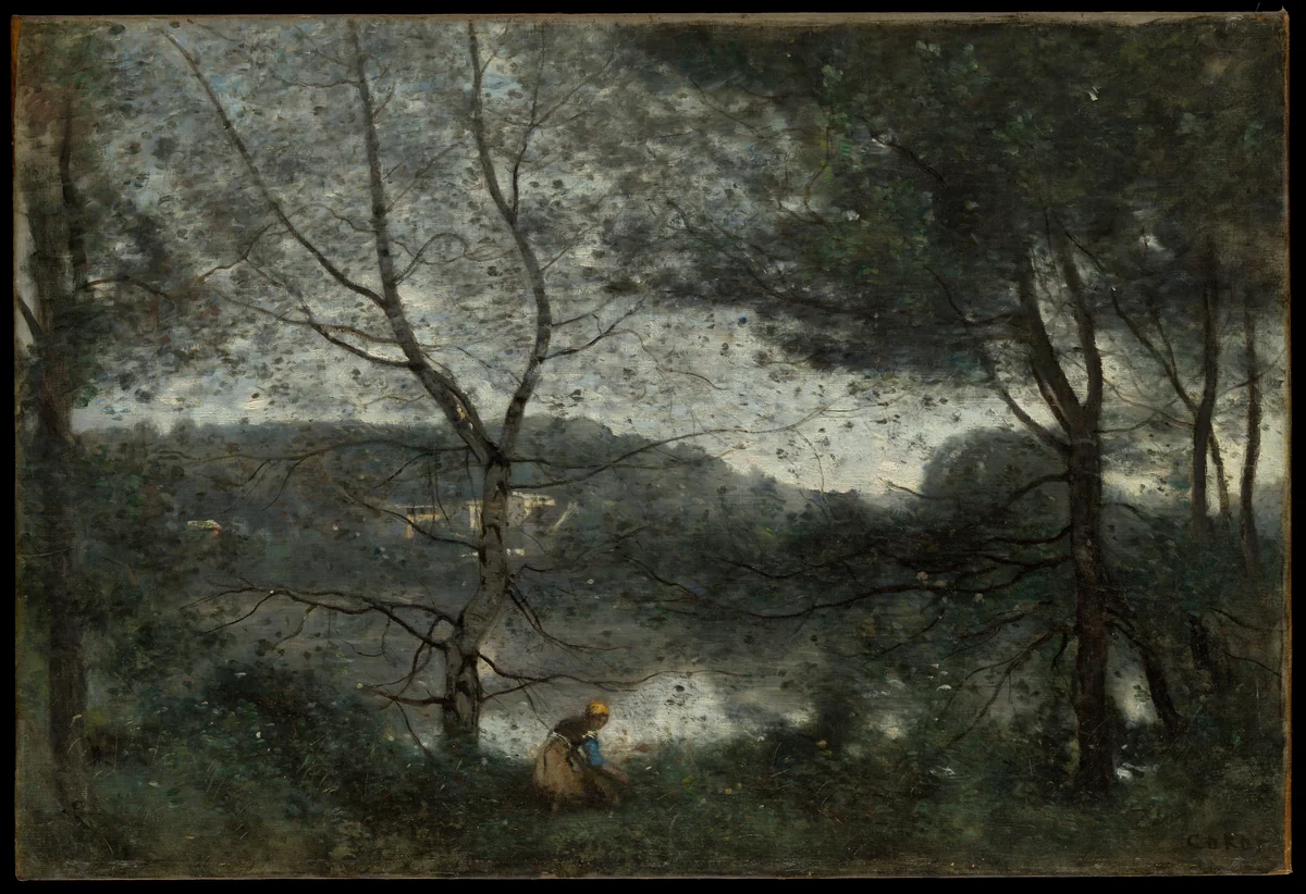 Ville-d'Avray by Camille Corot, painting, 1870