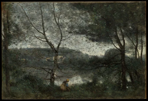 Ville-d'Avray by Camille Corot, painting, 1870
