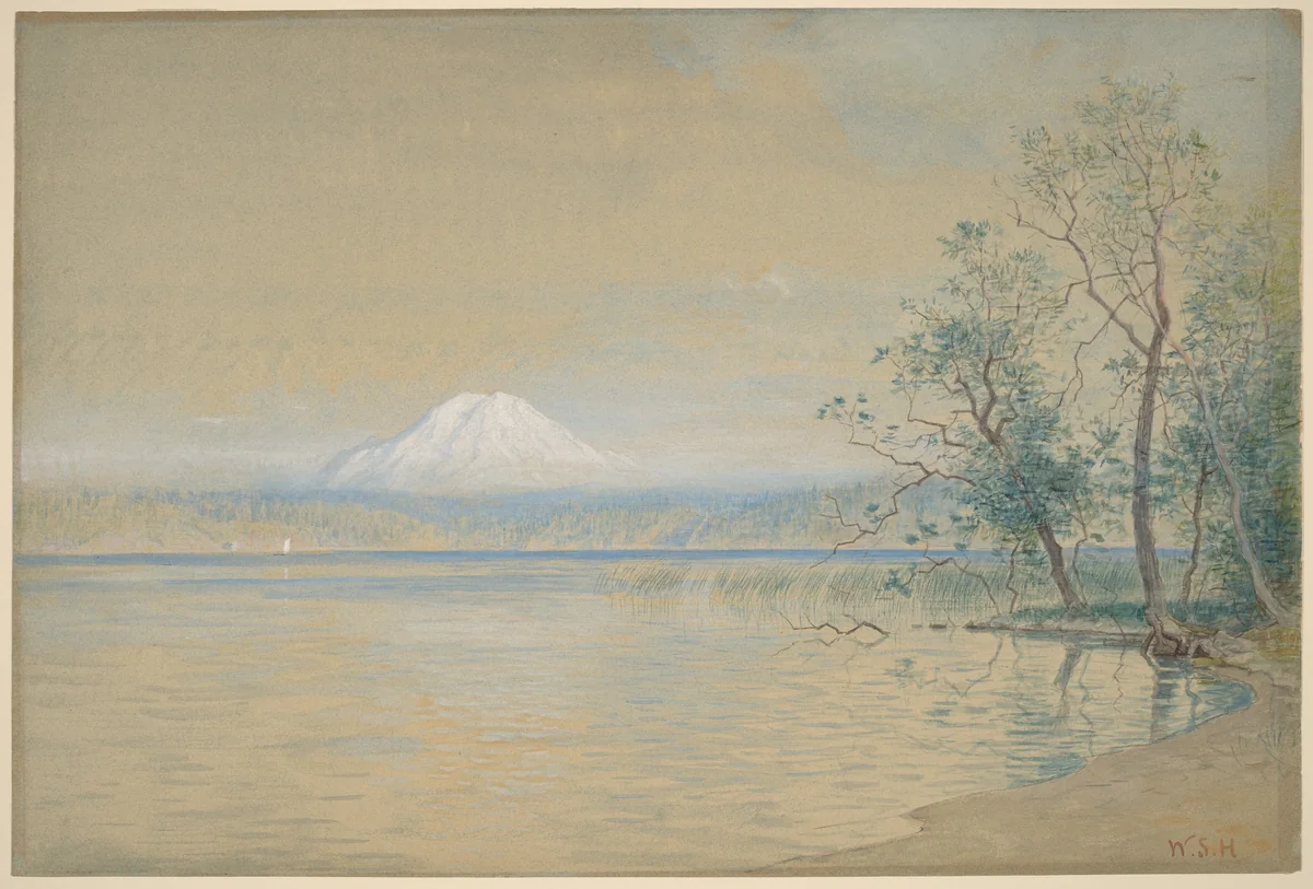 Mount Tacoma by William Stanley Haseltine, drawing, 1899