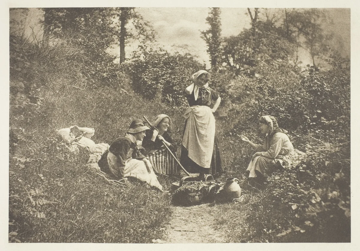 A Merry Tale by Henry Peach Robinson, print, 1882