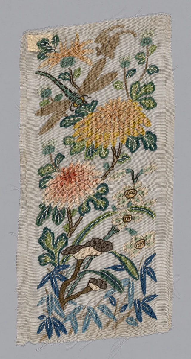 Trimming by Han-Chinese, textile, 1850-1900