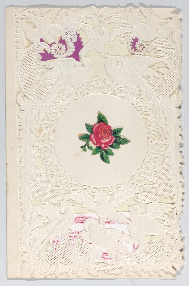 Valentine by anonymous, other, 1847-1870