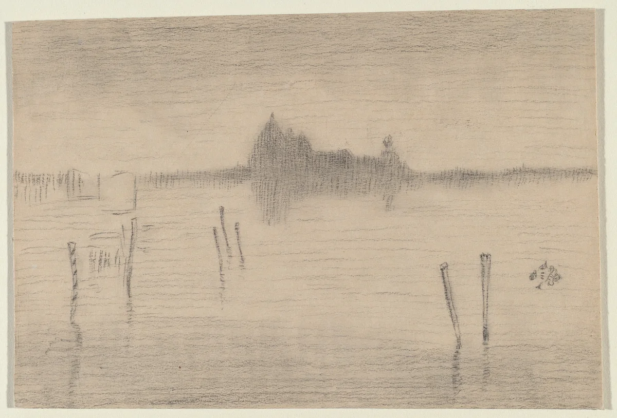 Venice by James McNeill Whistler, drawing, 1870-1900
