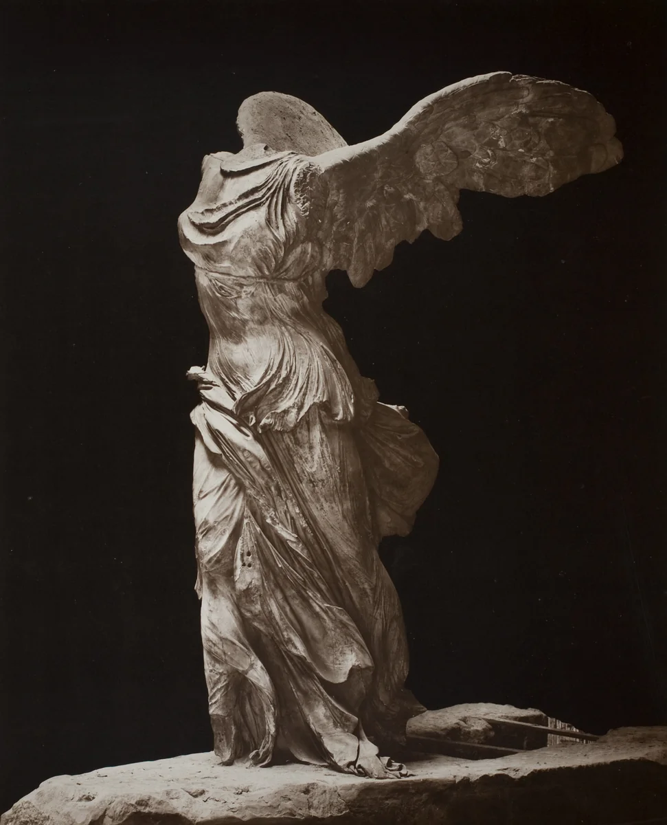 Winged Victory of Samothrace (Victoire de Samothrace) by Artist Unknown, photograph, 1860-1869