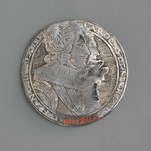 King Charles I and Queen Henrietta Maria by Simon de Passe, metalwork, 1625-1635