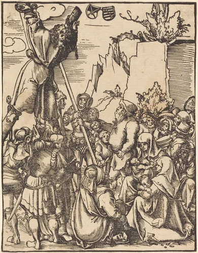 Saint Andrew by Lucas Cranach, print, 1472-1553