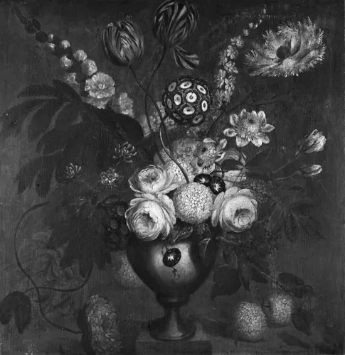 Flowers in a Vase by Dutch, painting, 1745-1755